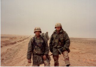 Me at the Iraq-Saudi Border